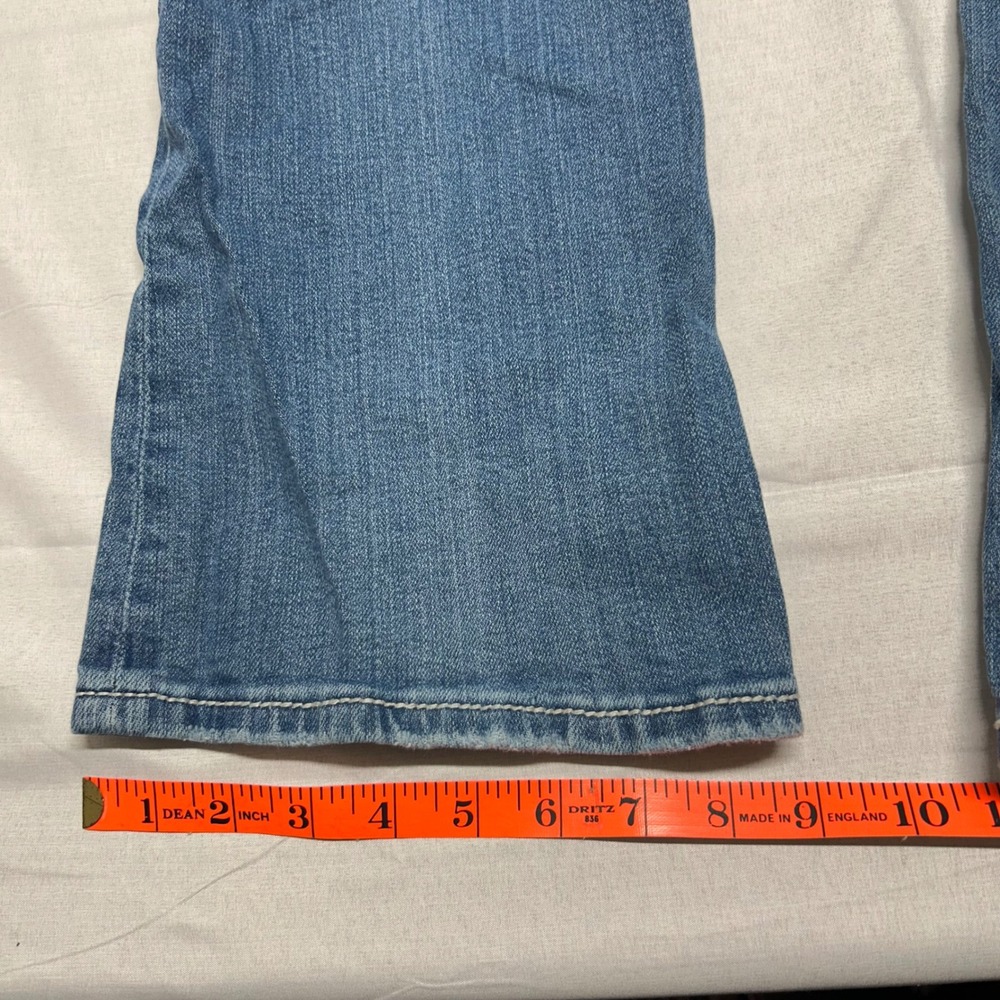 Miss Me Bootcut Jeans Size 30 Fleur De Lis Studded Medium Wash JP5182B10 Blue - Picture 5 of 10